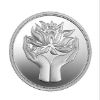 Picture of Pamp Mmtc Lotus  10 Gram Silver Coin - In Assay Card