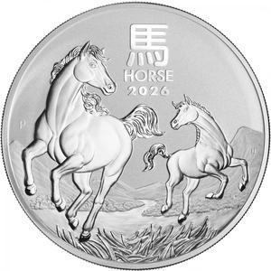 Picture of 2026 Perth Mint Lunar Year of the Horse 1 Kilo Silver Coin - In Capsule