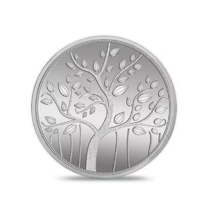 Picture of Pamp MMTC Banyan Tree of Life 10 Gram Silver Coin - In Mint Capsule