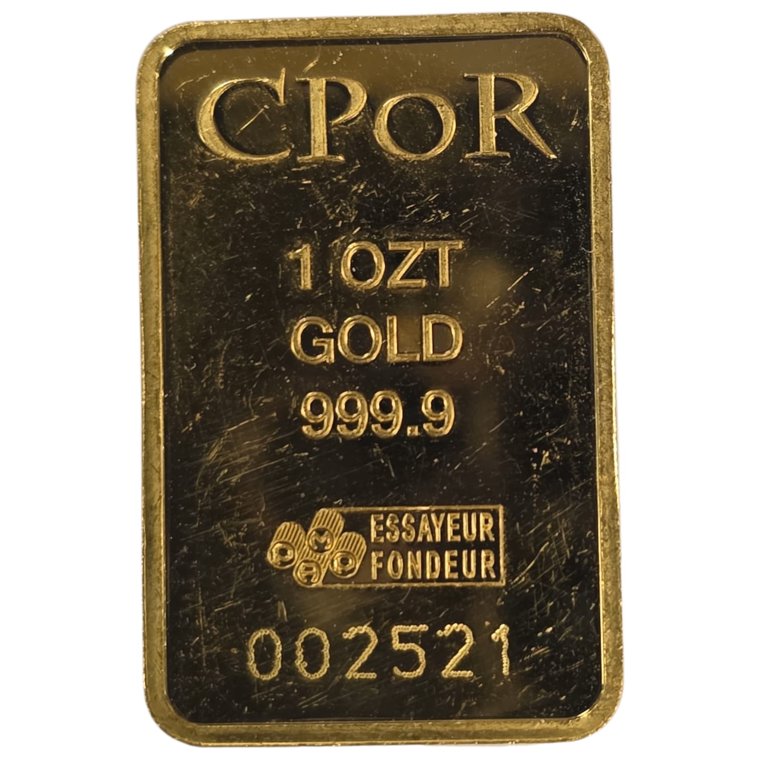 Picture of PAMP Suisse Jean Paul Gaultier 1 oz  Gold Bar - Circulated