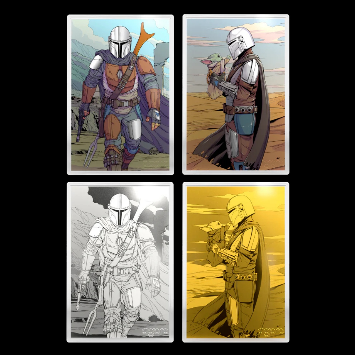 Picture of 2026 Agoro Star Wars The Mandalorian 5 Gram Silver Foil Blind Box