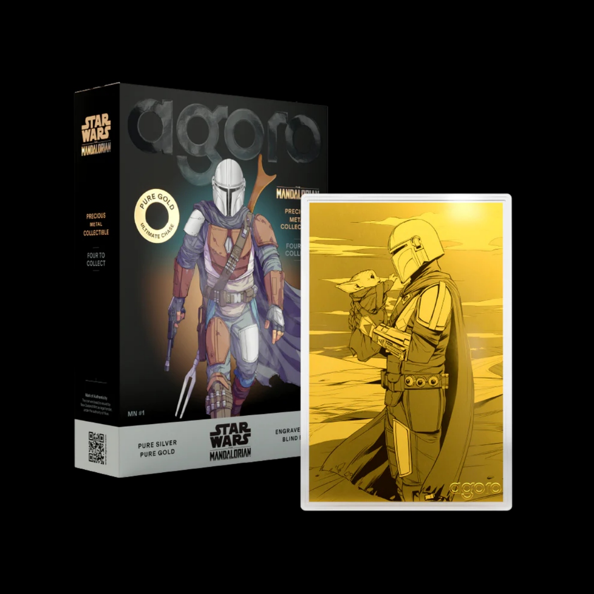 Picture of 2026 Agoro Star Wars The Mandalorian 5 Gram Silver Foil Blind Box