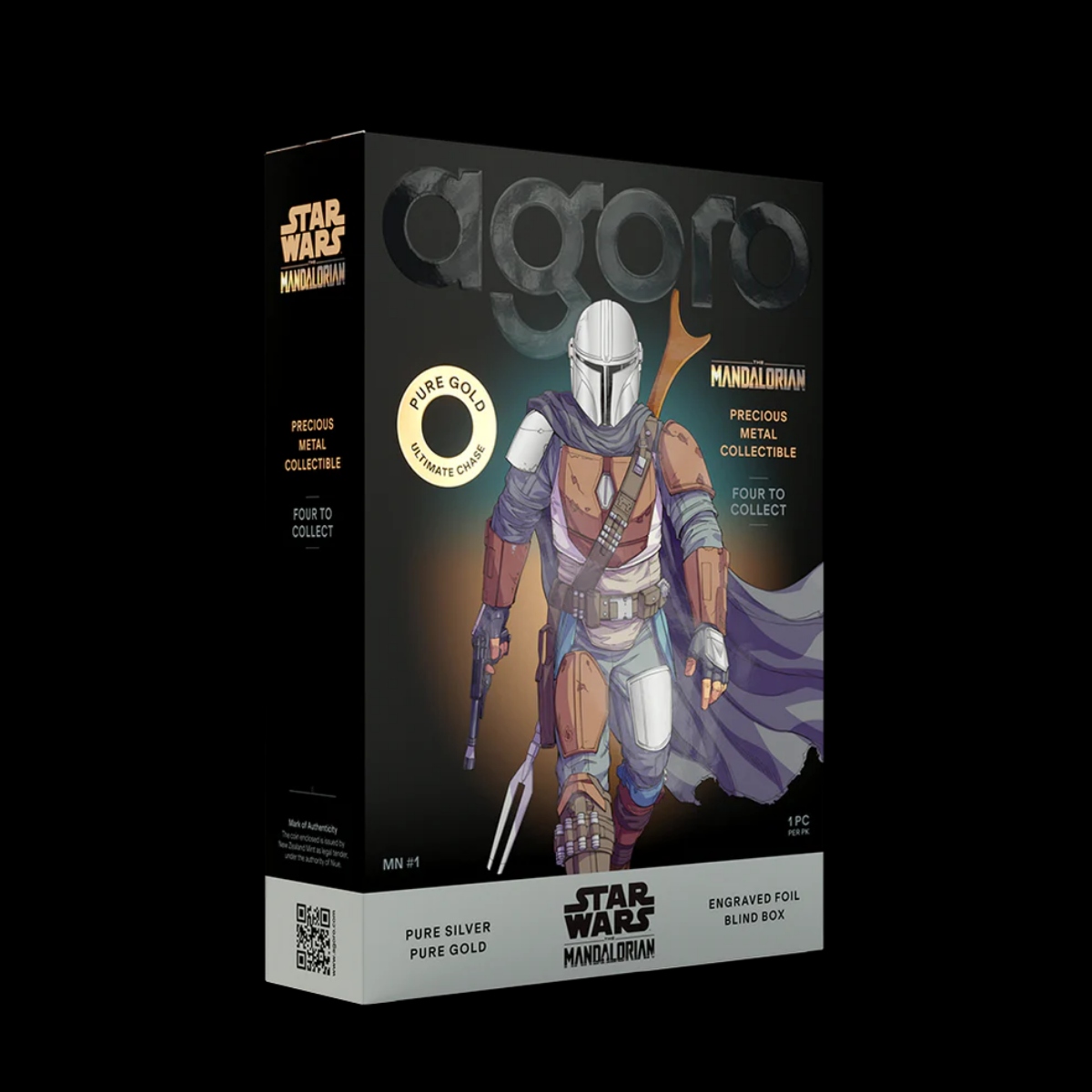 Picture of 2026 Agoro Star Wars The Mandalorian 5 Gram Silver Foil Blind Box