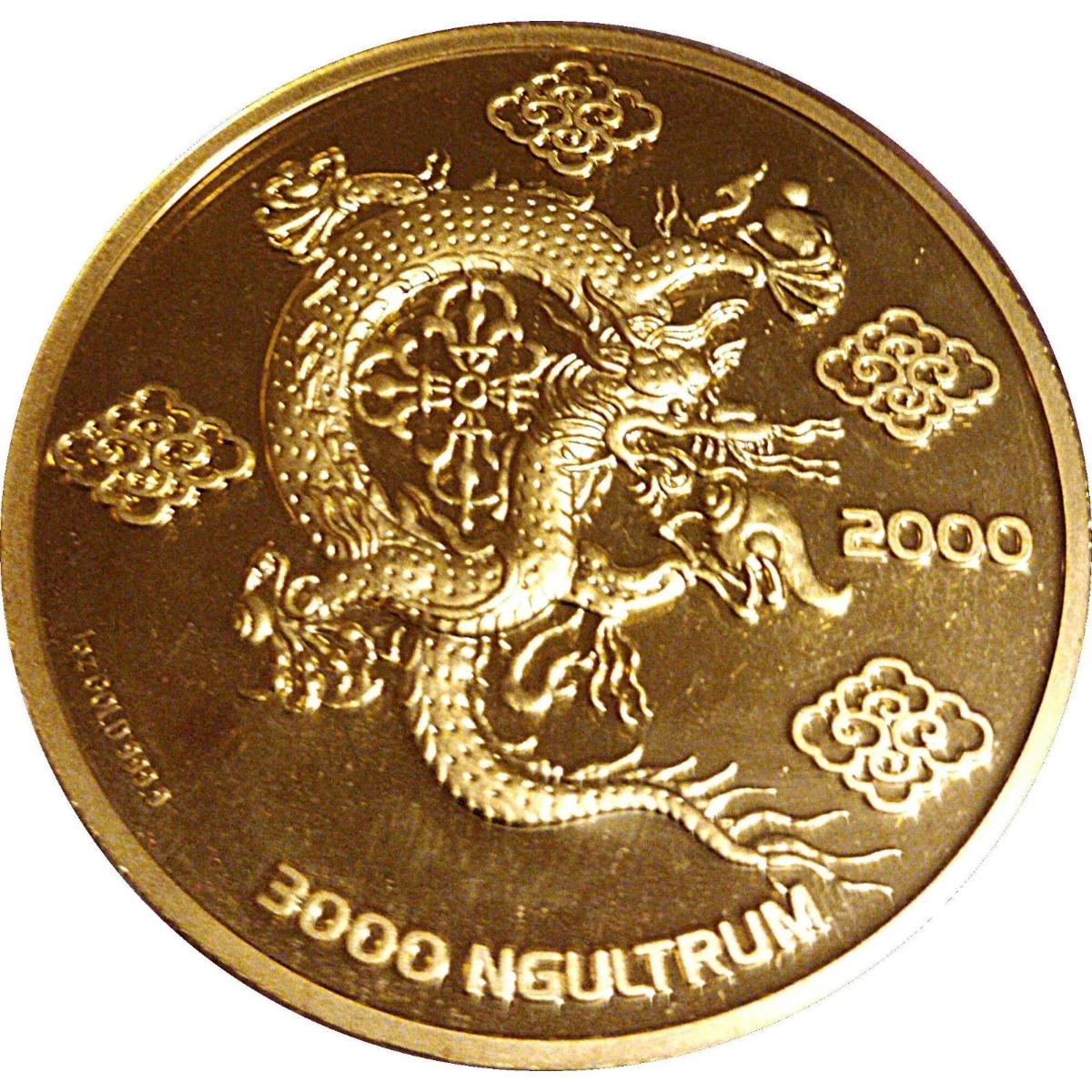Picture of 2000 Bhutan Year of the Dragon 1 oz Gold Coin