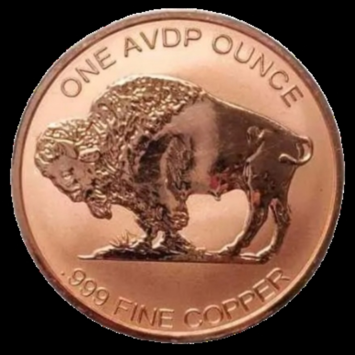 Picture of  (Lot of 20) Buffalo 1 oz Colorized Copper Round