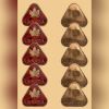 Picture of (Lot of 10) Canadian Maple Leaf Triangular 1 oz Colorized Copper Round