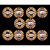 Picture of (Lot of 10) Las Vegas Poker Chip Card Holder 1 oz Colorized Copper Round