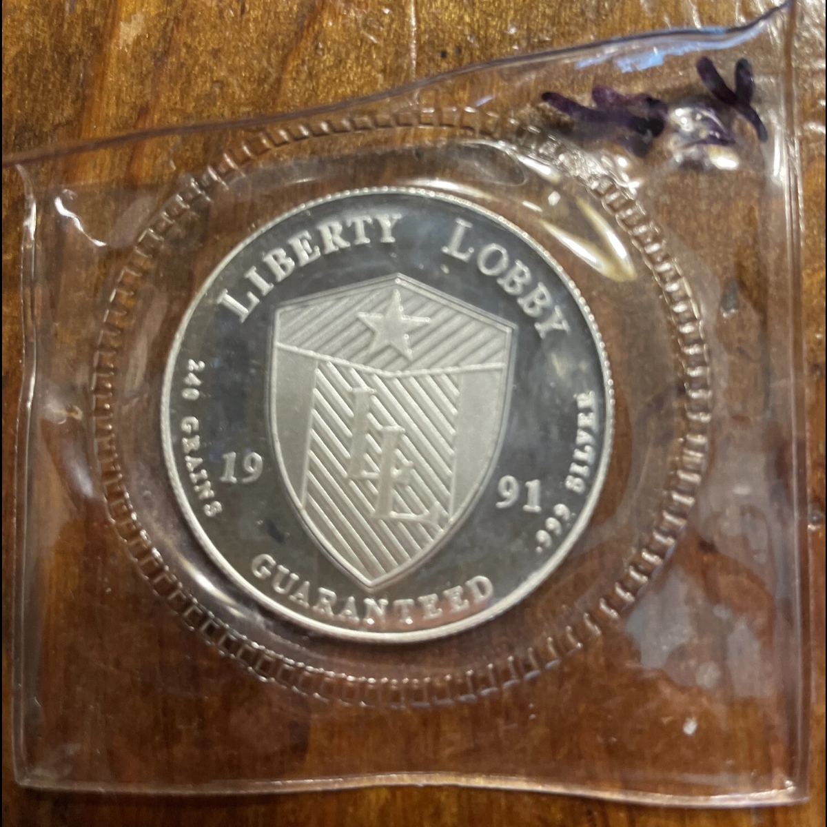 Picture of (Lot of 20) 1991 Liberty Lobby Andrew Jackson 1/2 Troy oz Silver Rounds
