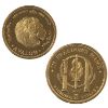 Picture of 1 oz Gold Avalon The Patriot Round with Red Spots and Minor Scratches