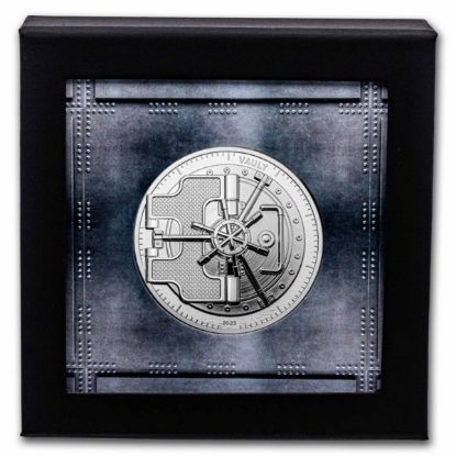 Picture of 2023 Cook Islands Vault Door 3oz Silver Ultra High Relief Coin w/ COA - 30331