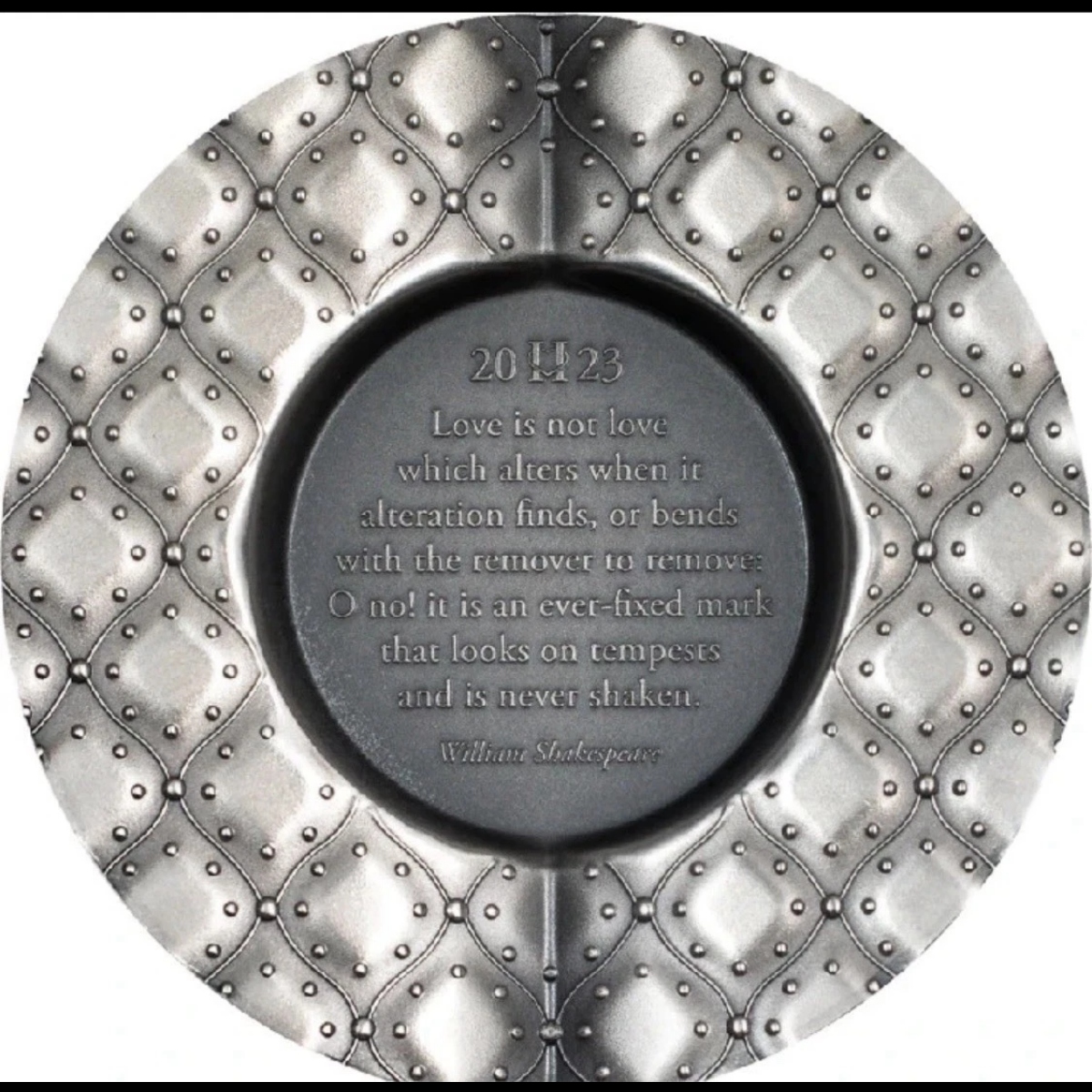 Picture of 2023 Cook Islands Secret Heart 1oz Antique Finish Silver Coin w/COA - 30324
