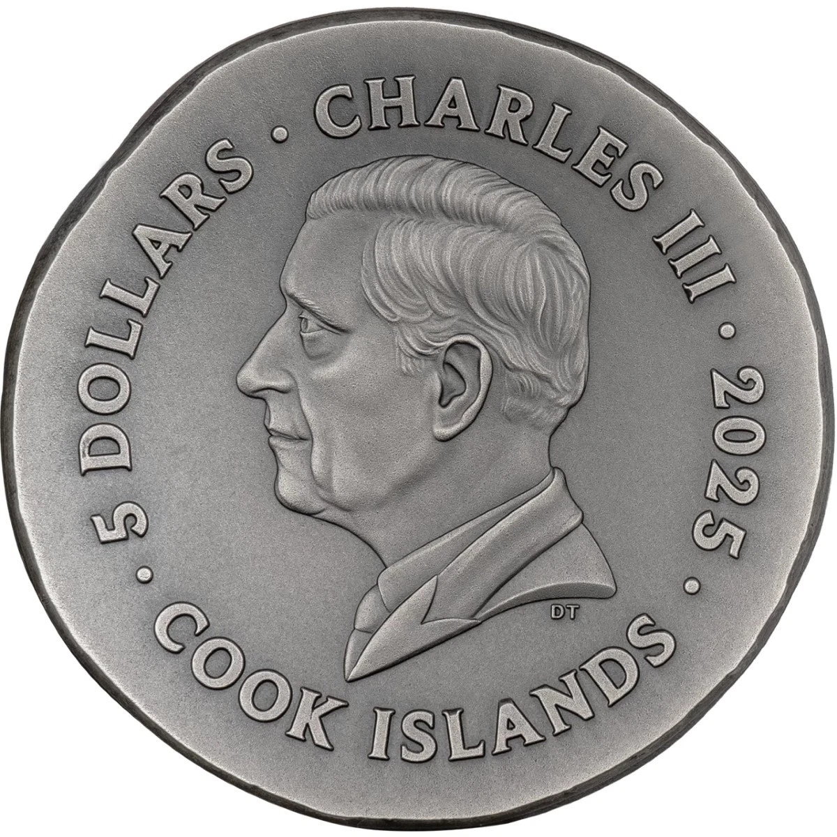 Picture of 2025 Cook Islands Leon 1oz Antiqued Silver Coin - 30923
