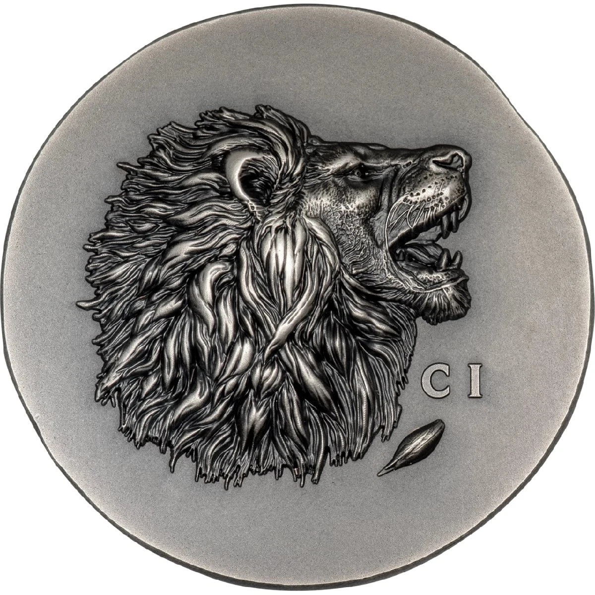 Picture of 2025 Cook Islands Leon 1oz Antiqued Silver Coin - 30923