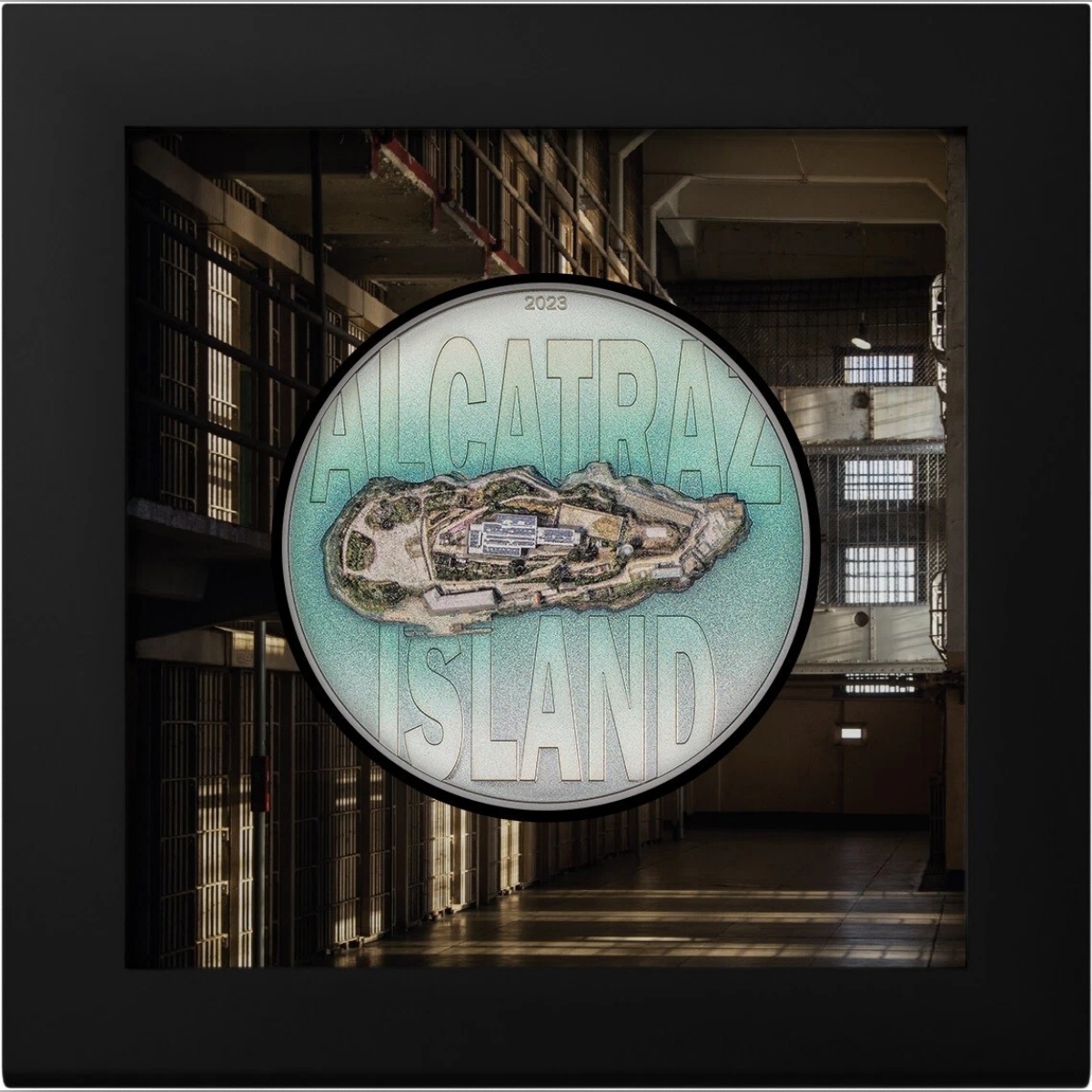 Picture of 2023 Cook Islands Alcatraz 3oz UHR Silver Proof Coin -30400