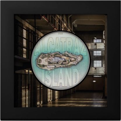 Picture of 2023 Cook Islands Alcatraz 3oz UHR Silver Proof Coin -30400