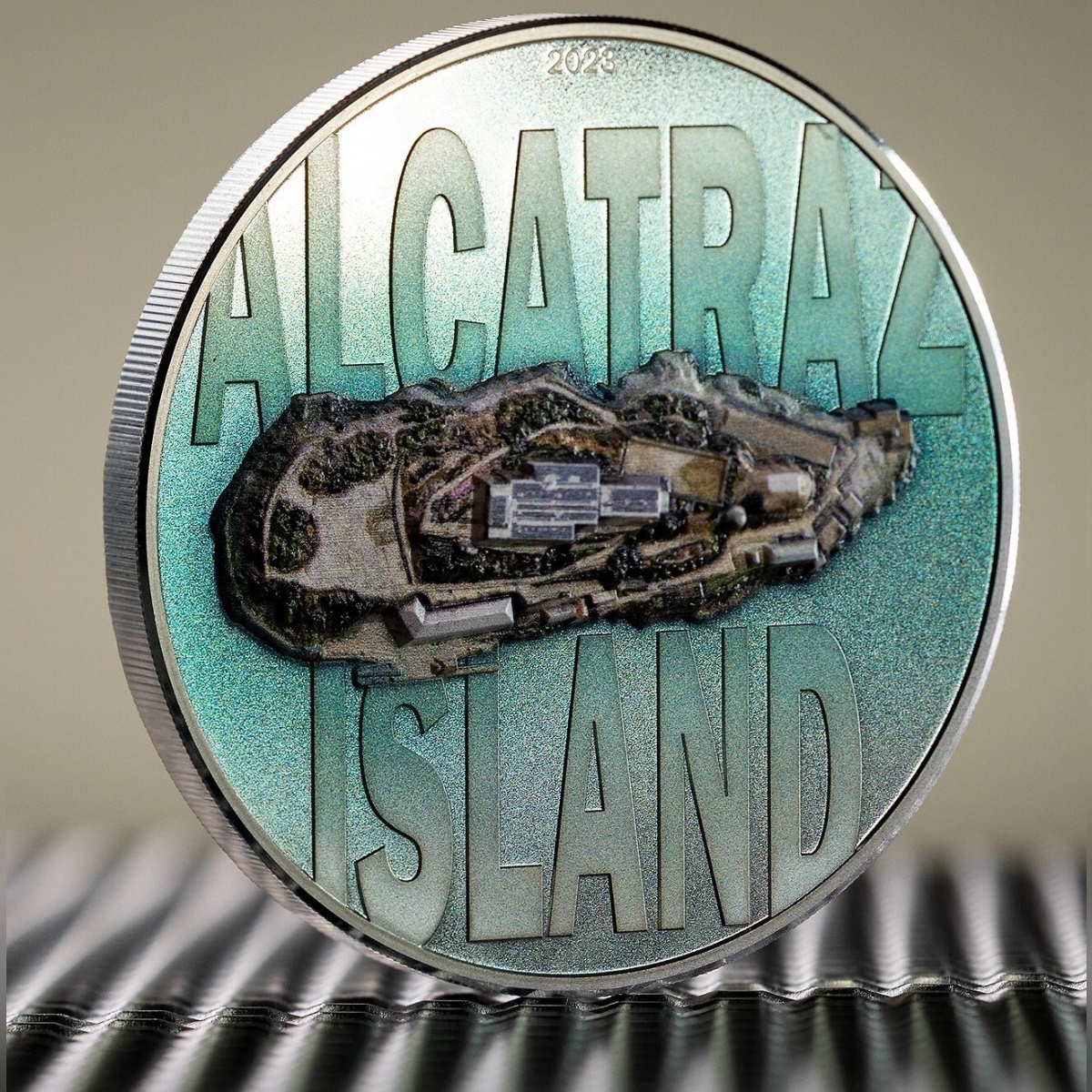 Picture of 2023 Cook Islands Alcatraz 3oz UHR Silver Proof Coin -30400