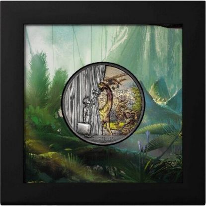 Picture of 2023 Palau Adventure Daydreamer 2oz UHR Antique Finish Silver Coin - 30321