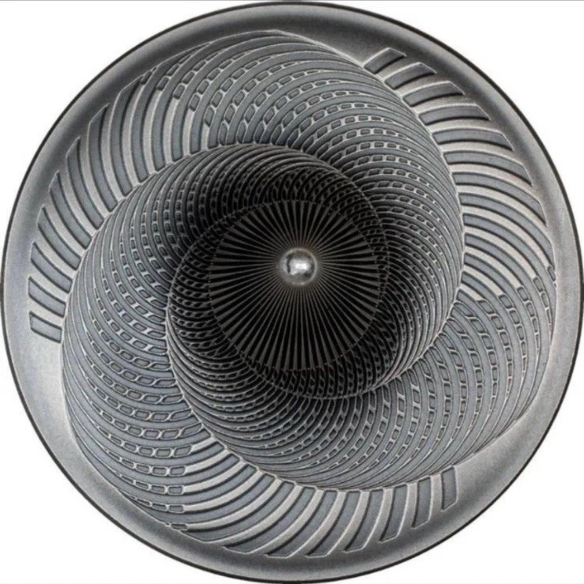 Picture of 2023 Cook Islands Spinning Coin 1oz Antique Finish Silver - 30051