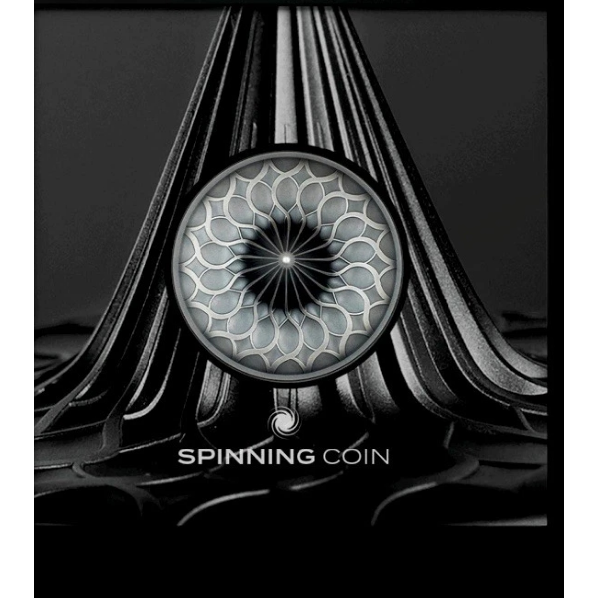 Picture of 2024 Cook Islands Spinning Coin 1 oz Antique Finish Silver -30560