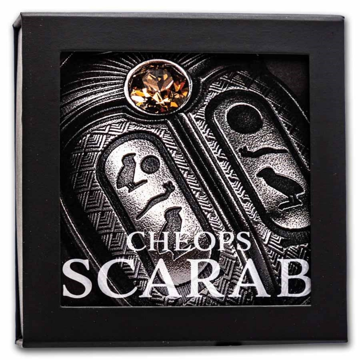 Picture of 2023 Palau Scarab Cheops Shaped 1 oz Silver Coin - 30369