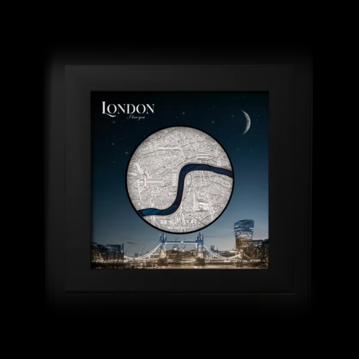 Picture of 2023 Palau London Tiffany Art Metropolis 3 Oz Silver Coin - 30222