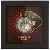 Picture of 2024 Palau Poker Card Guard  1 oz Antique Silver Coin - 30586