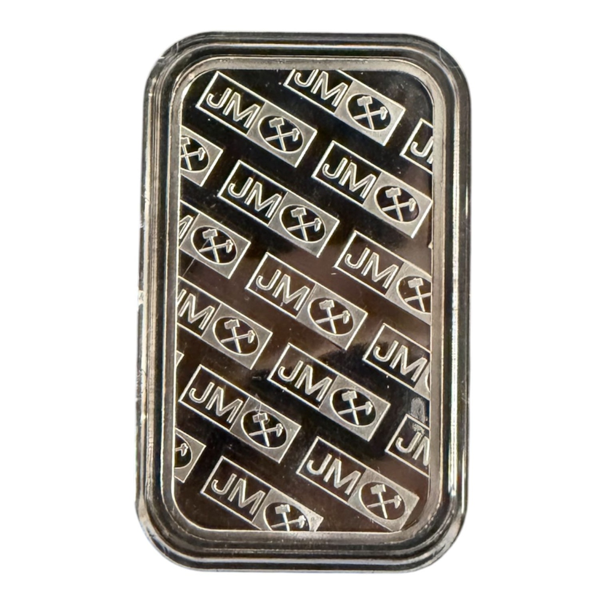 Picture of Johnson Matthey 1 oz Silver Bar – In Capsule (Slightly Toned)