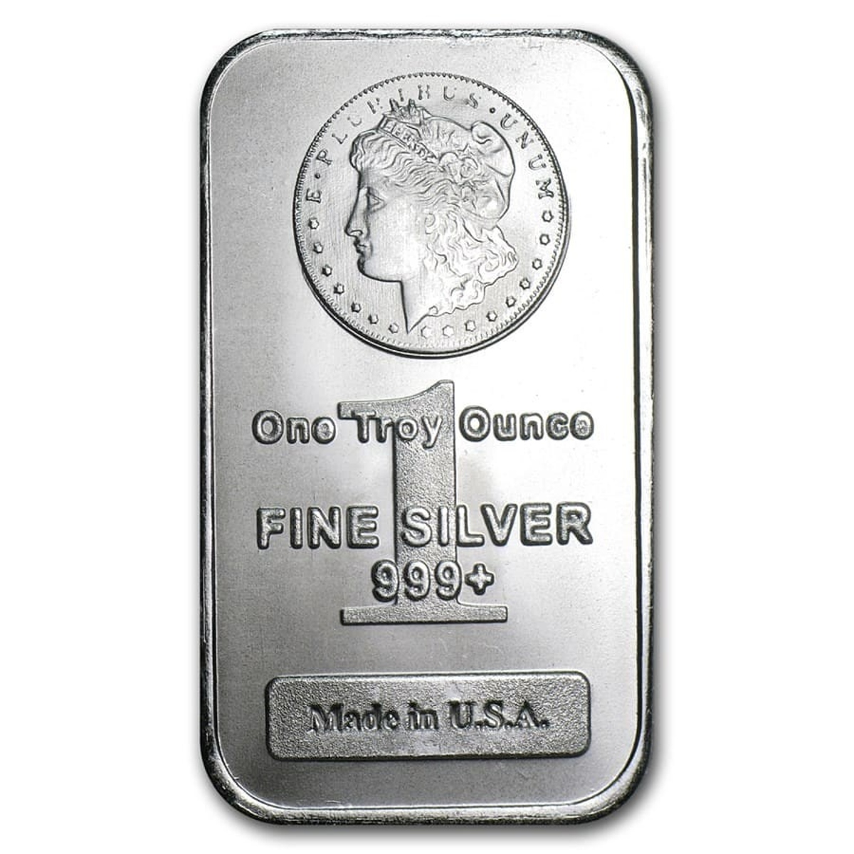 Picture of Morgan Design 1 oz Silver Bar - Circulated, Toned
