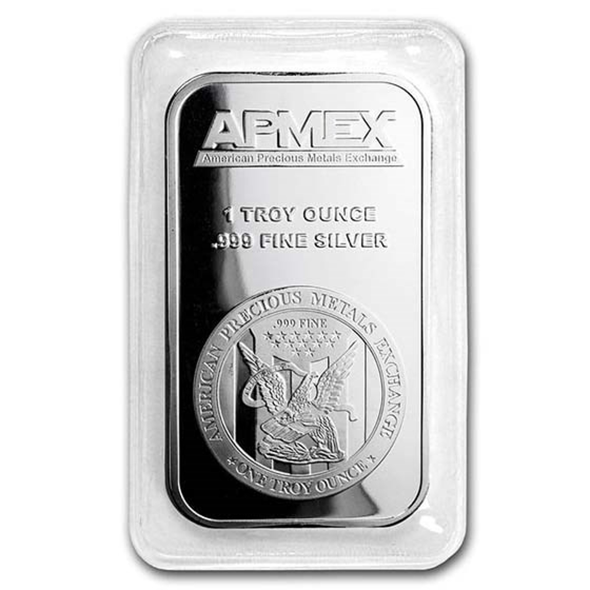 Picture of APMEX 1 oz .999 Fine Pure Silver Bar - Sealed/Circulated