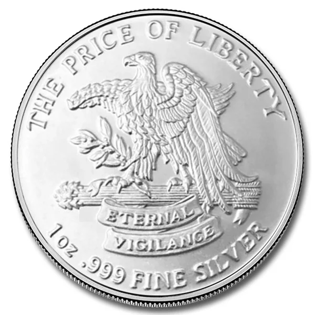 Picture of Cut Saw Mint Don't Tread on Me 1 oz Silver Round - Circulated