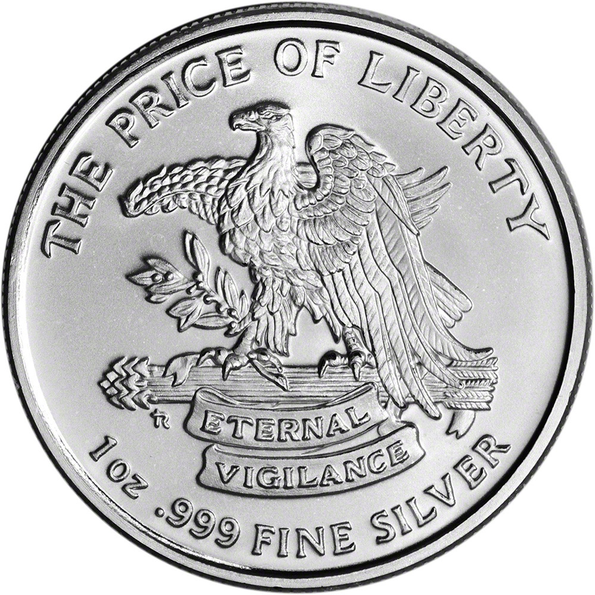 Picture of Cut Saw Mint Don't Tread on Me 1 oz Silver Round - Circulated