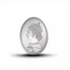 Picture of MMTC-Pamp Queen Oval Shaped 20 Gram Silver Coin - In Assay Card