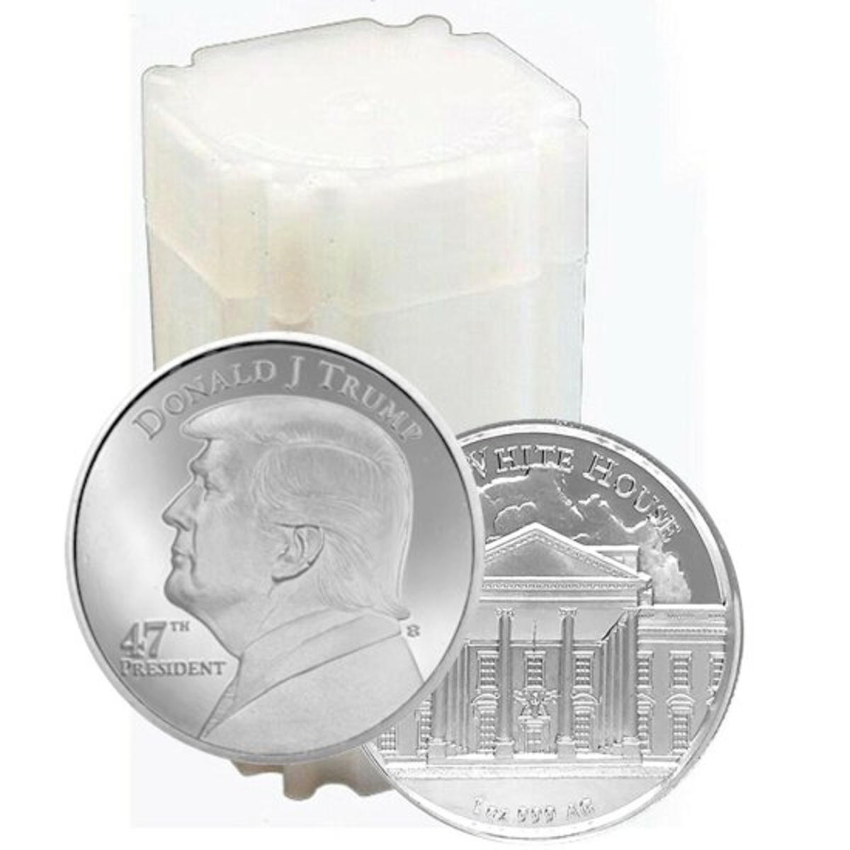 Picture of Elemetal Mint 47th President Donald J Trump 1 oz Silver Round - Circulated