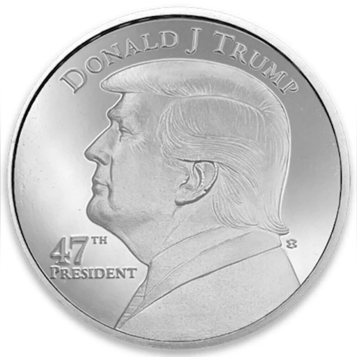 Picture of Elemetal Mint 47th President Donald J Trump 1 oz Silver Round - Circulated