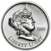 Picture of 1980 Liberty Lobby Silver Eagle 1 oz Silver Round - Circulated