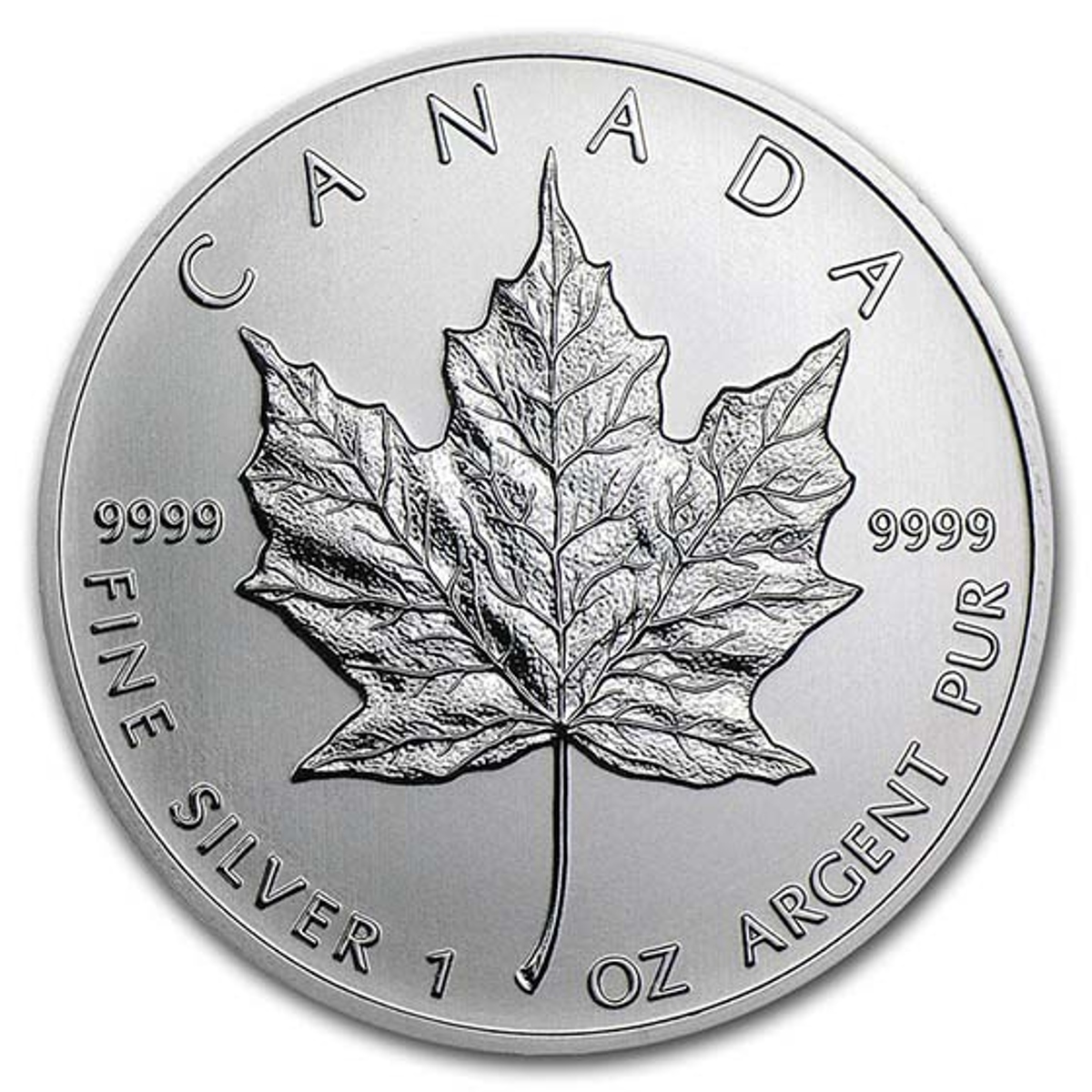Picture of Royal Canadian Mint Maple Leaf 1 oz Silver Coin - Random Year