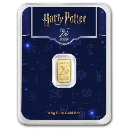 Picture of 2026 PAMP Suisse Harry Potter 25th Anniversary 0.5g Gold Bar in TEP