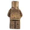 Picture of Robot Block Character Hand Poured 1.5 oz Silver Figurine