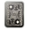 Picture of 2026 PAMP Queen of Spades Shaped 1 Oz Silver Coin Serial #888