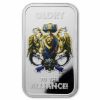 Picture of World Of Warcraft Glory to the Alliance 1 oz Colorized Silver Bar - In TEP 