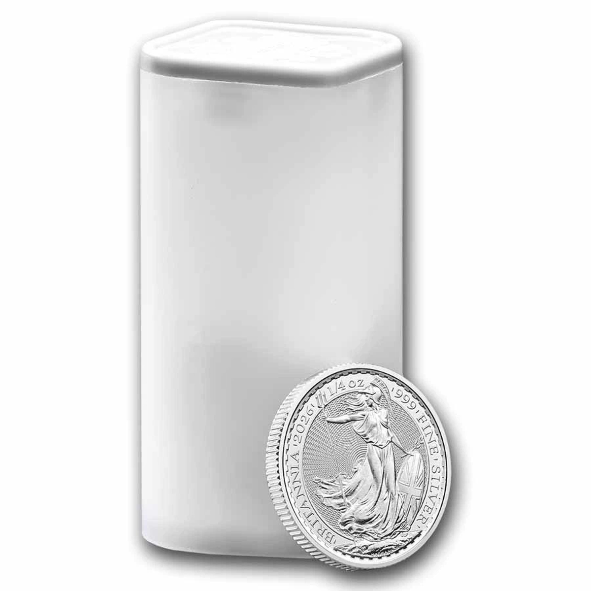 Picture of 2026 Royal Mint Great Britain Britannia 1/4 oz Silver Coin - BU