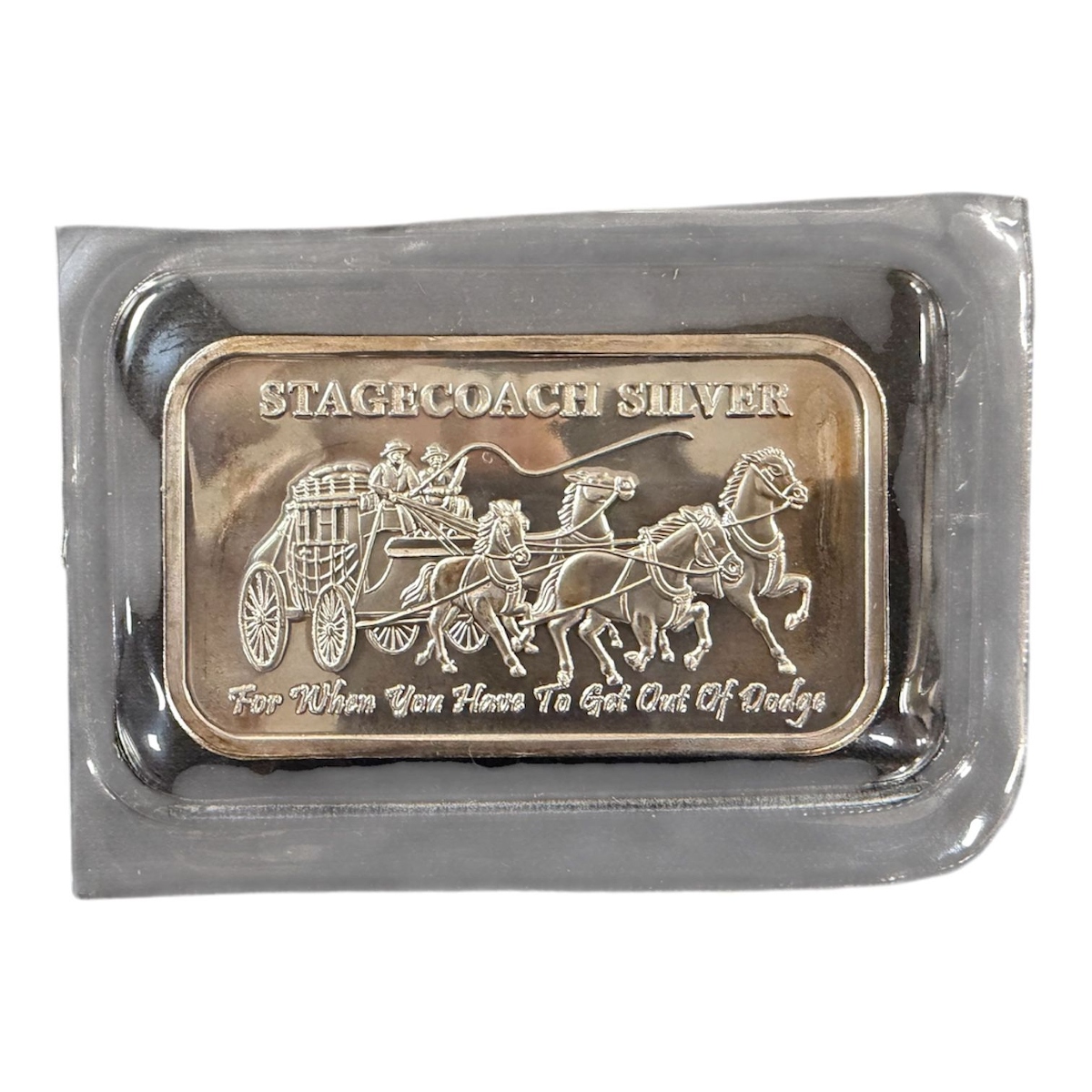 Picture of Highland Mint Stagecoach Fractional 1 oz Silver Bar - Sealed/Circualted