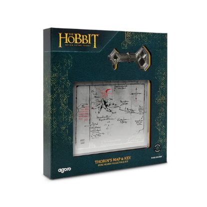 Picture of 2026 Agoro The Hobbit - Thorin's Map & Key 3/4 oz Silver + 5 g Silver Foil Set