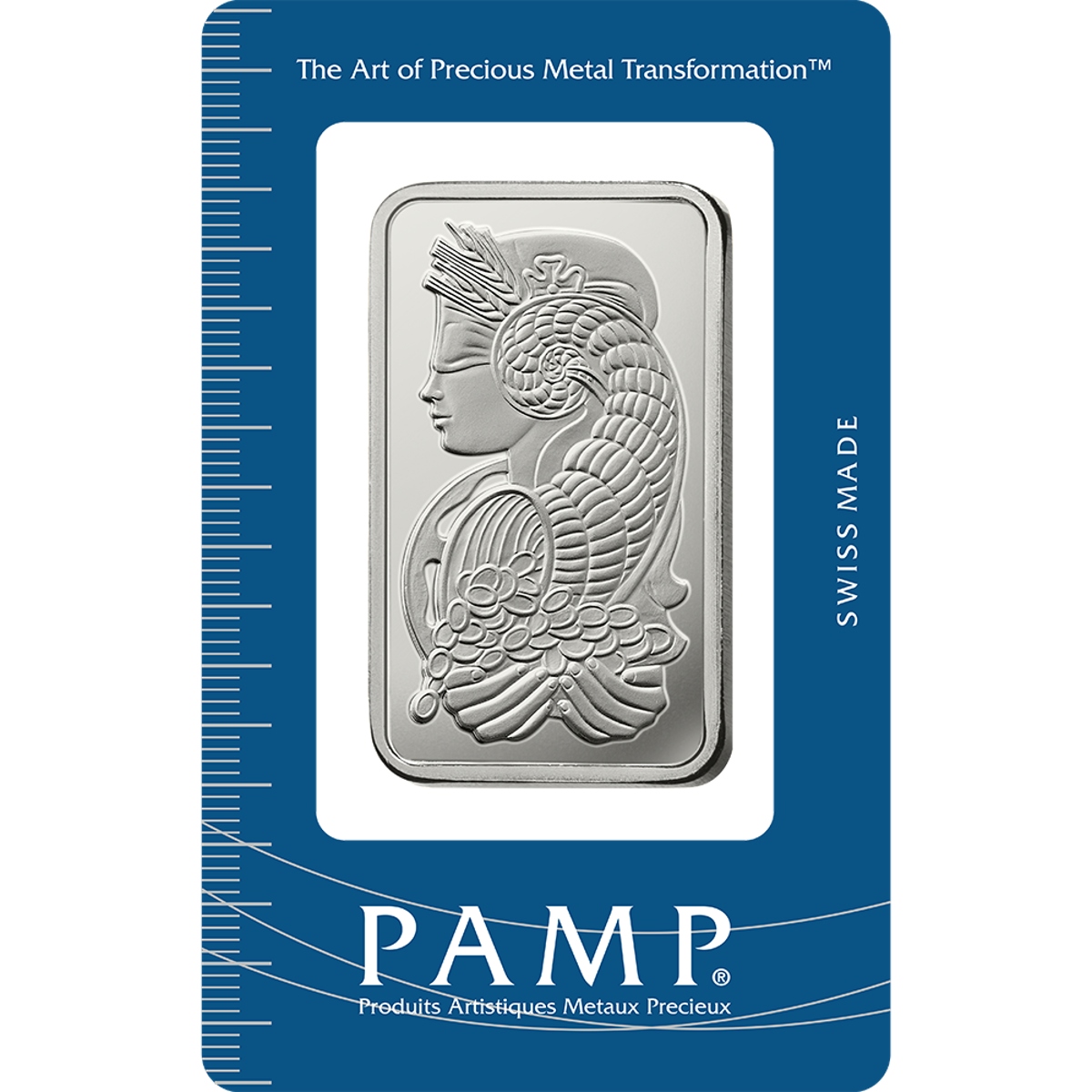 Picture of Pamp Suisse Lady Fortuna 1 oz Silver Bar - In Assay Card