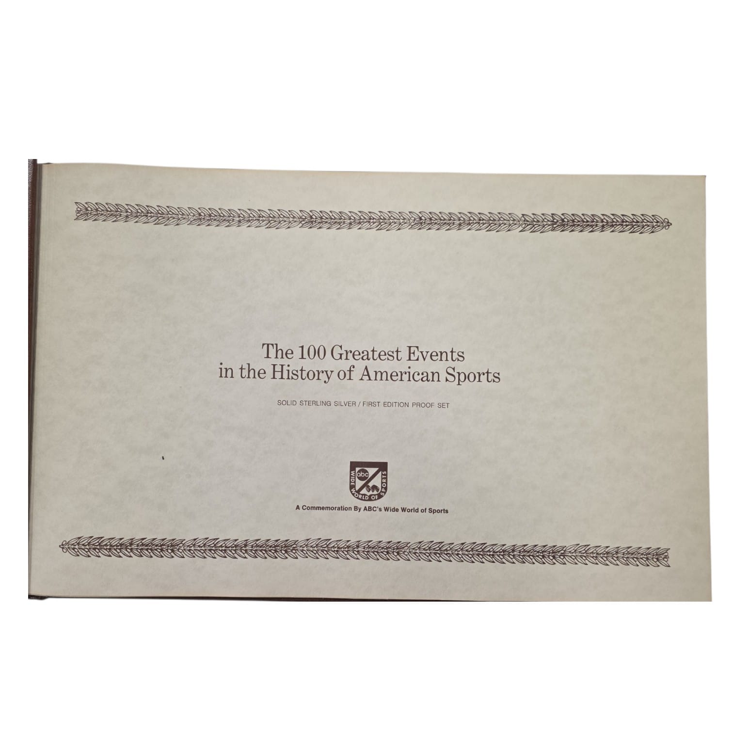 Picture of 1977 Franklin Mint 100 Greatest Events American Sports 98 Sterling Silver Coins