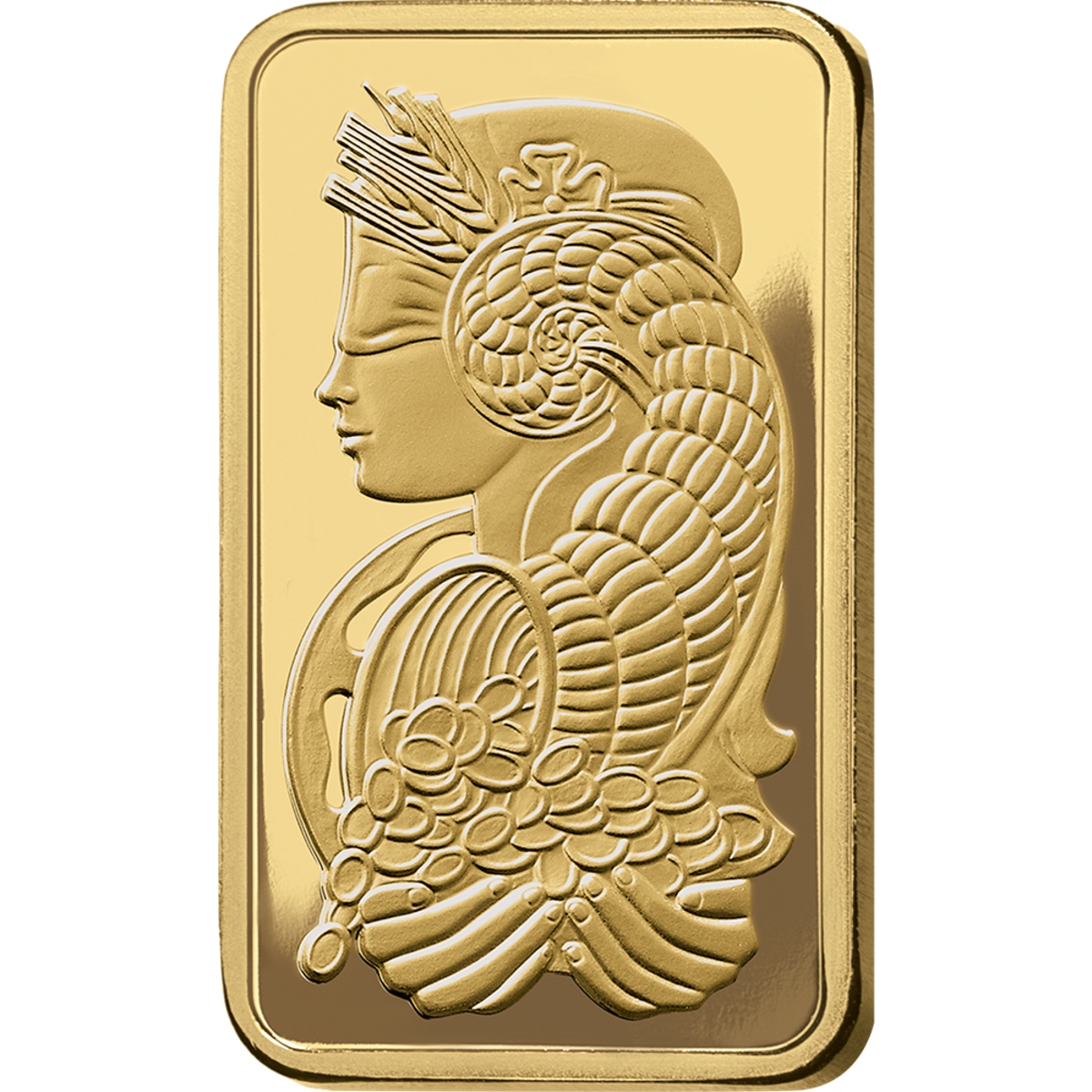 Picture of Pamp Suisse Lady Fortuna 1/2 oz Gold Bar - In Assay Card 