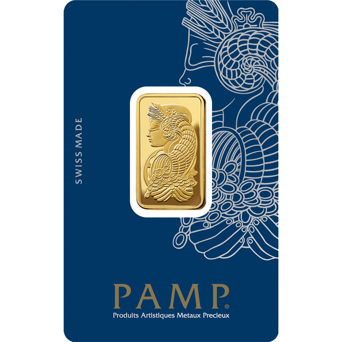 Picture of Pamp Suisse Lady Fortuna 1/2 oz Gold Bar - In Assay Card 