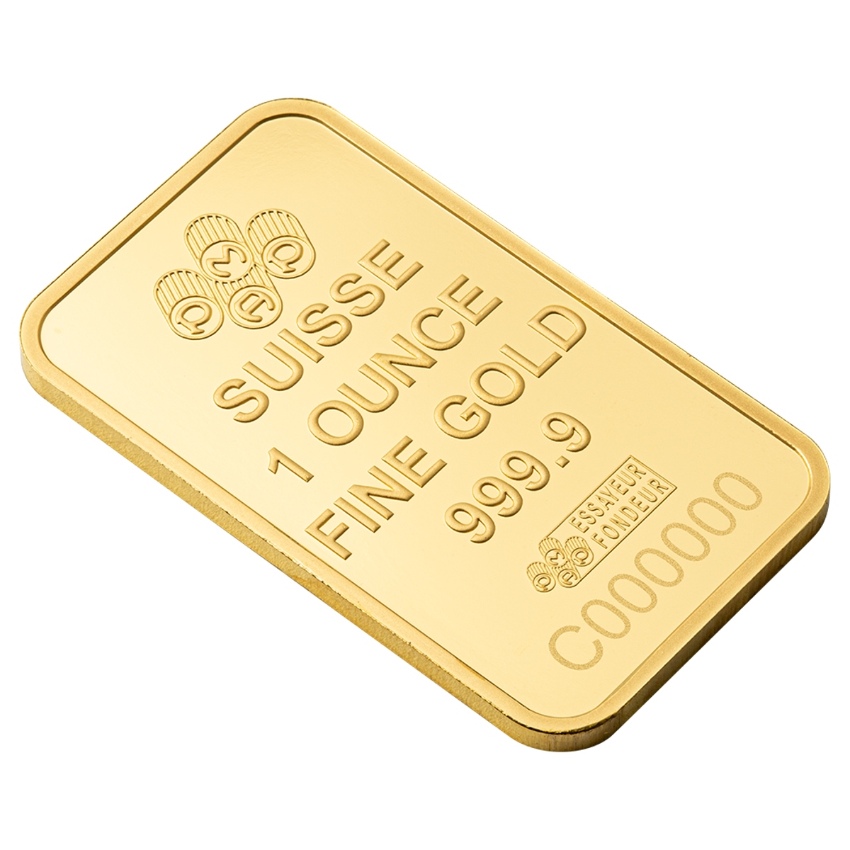 Picture of Pamp Suisse Lady of Justice 1 oz Gold Bar - In Assay Card