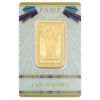 Picture of Pamp Suisse Lady of Justice 1 oz Gold Bar - In Assay Card