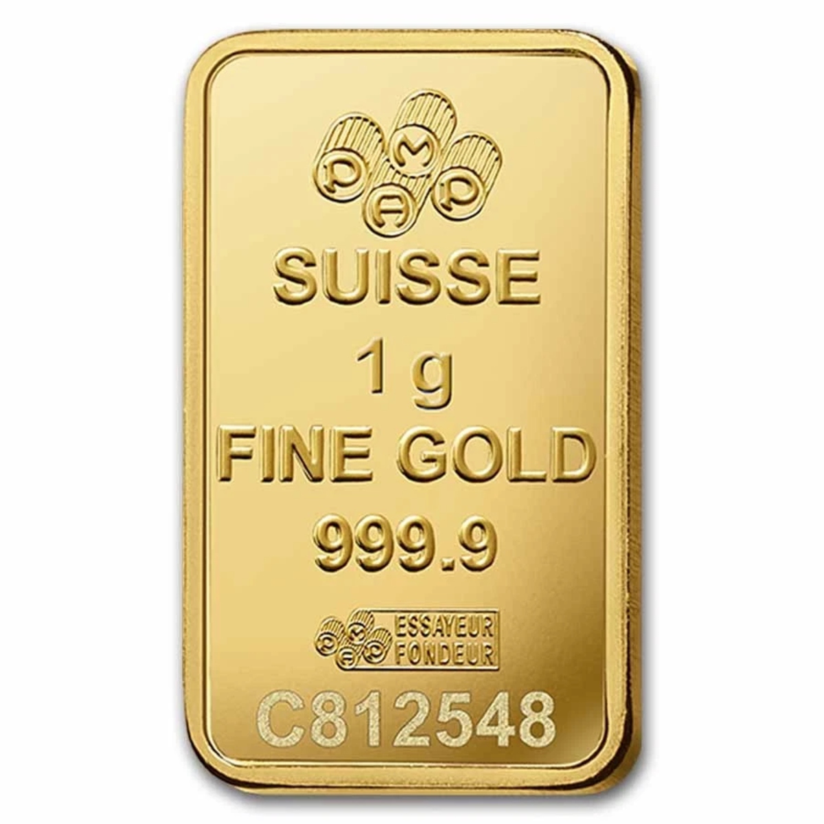 Picture of  PAMP Suisse Lady Fortuna Veriscan®  1 Gram Gold Bar - In Assay